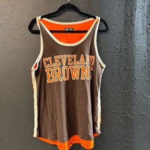 RARE Cleveland Browns Womens Sports Football NFL Tank Top Size Extra Large XL